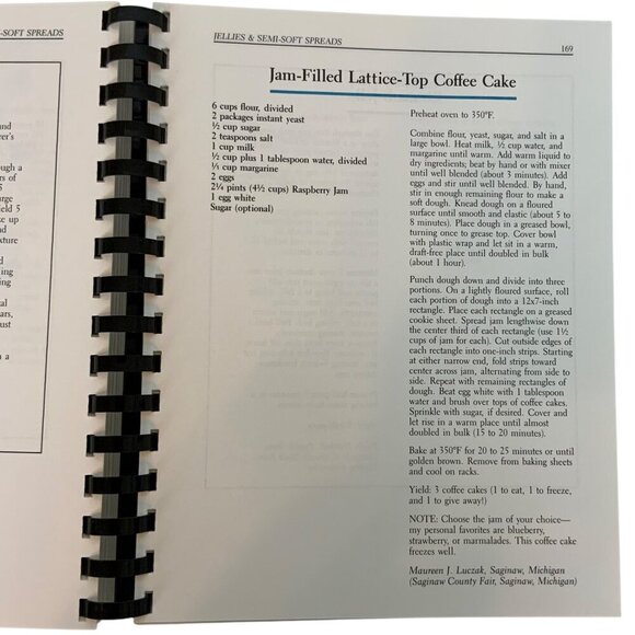 Ball Blue-Ribbon Cookbook First Edition 1992 Spiral Bound Recipe Book - Picture 14 of 15